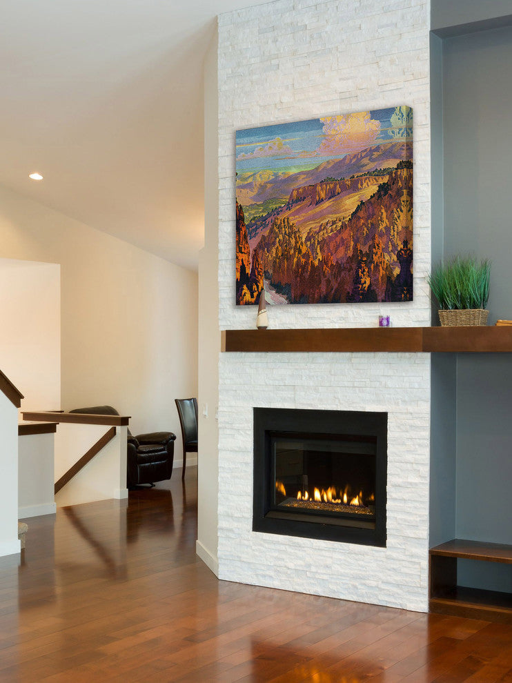 "Grand Canyon" Painting Print on Wrapped Canvas
