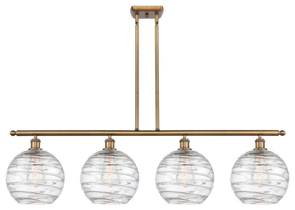 Innovations Lighting 516-4I-BB-G1213-10 Deco Swirl 4 Light 48" Island Light