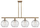 Innovations Lighting 516-4I-BB-G1213-10 Deco Swirl 4 Light 48" Island Light