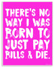 More To Life Paint Look Typography White and Pink Wall Plaque Art, 10x15
