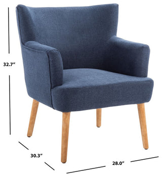 Safavieh Delfino Accent Chair, Navy