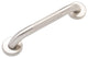 1.25" Straight Grab Bar, Brushed Nickel, 12", Knurled