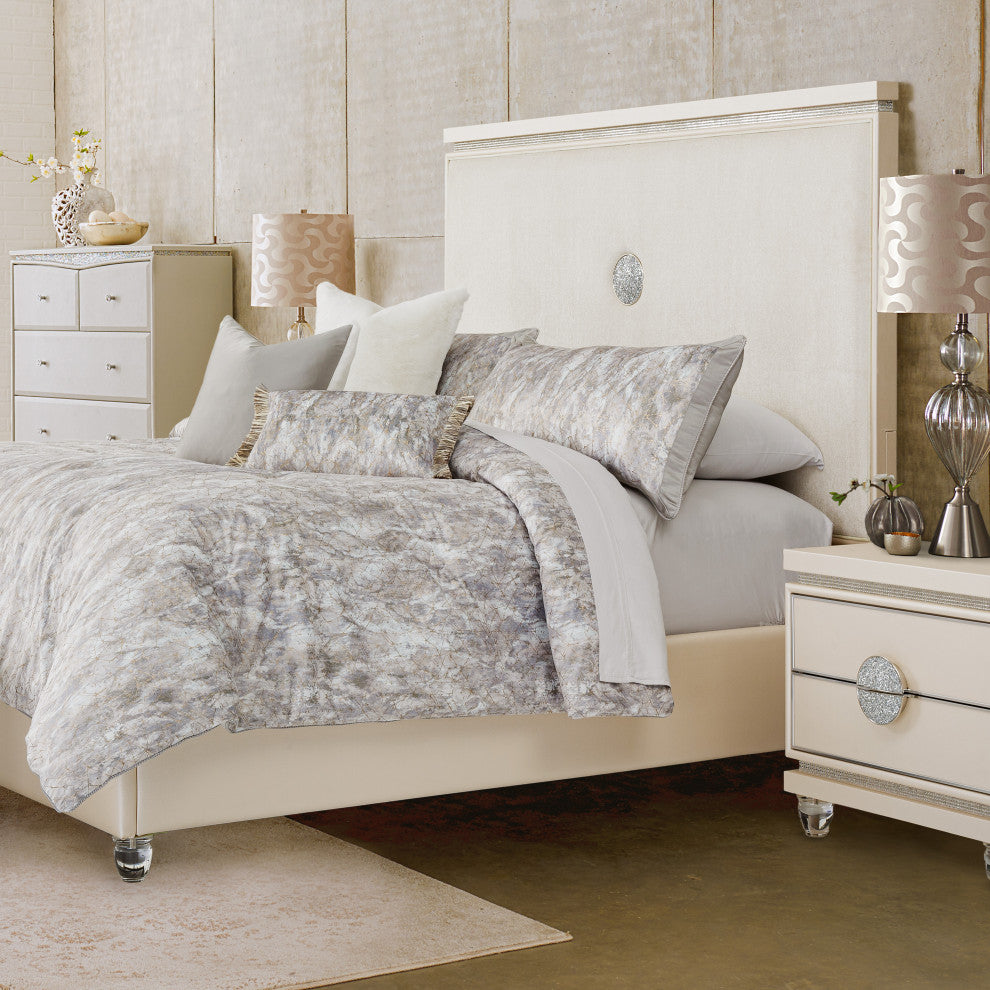 Odessa 6-Piece Queen Comforter Set - Mist