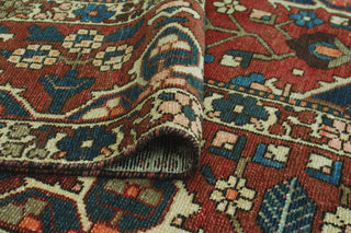 Fine Vintage Bakhtiari Hank Red/Navy Rug, 9'10 x 11'5