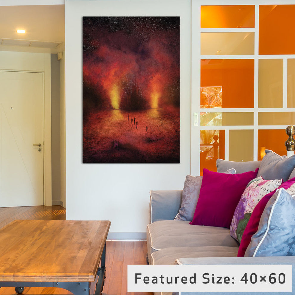 "Leaving The Past" by Viviana Gonzalez, 26x18x1.5