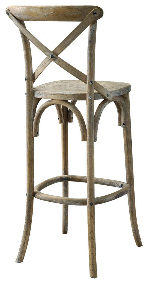 Gear Bar Stool, Gray