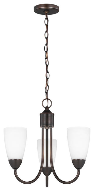 Generation Lighting 3120203 Seville 3 Light 17"W Chandelier - Bronze
