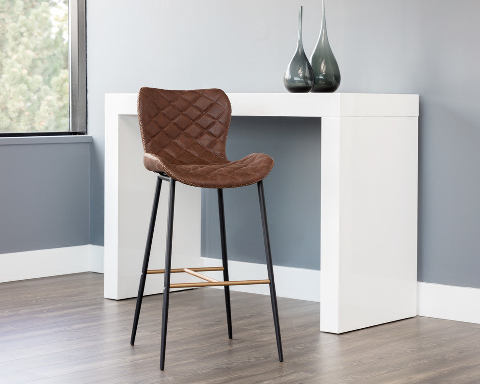 Lyla Counter Stool, Antique Brown, Set of 2