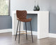 Lyla Counter Stool, Antique Brown, Set of 2