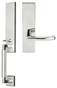 Oslo Lever, Mortise Dummy Handleset, Left Hand, Polished Stainless Steel