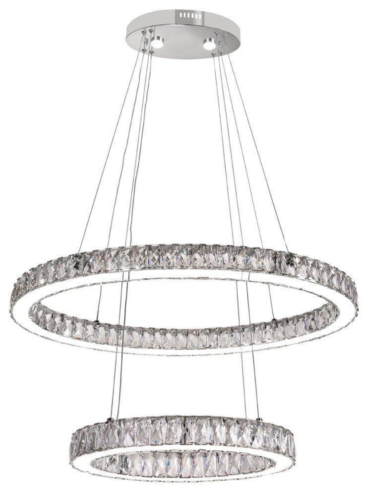 Florence LED Chandelier With Chrome Finish