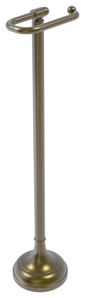 Free Standing European Style Toilet Tissue Holder, Antique Brass