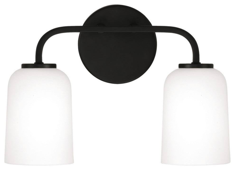 Capital Lighting 148821-542 Lawson 2 Light 14"W Vanity Light - Matte Black