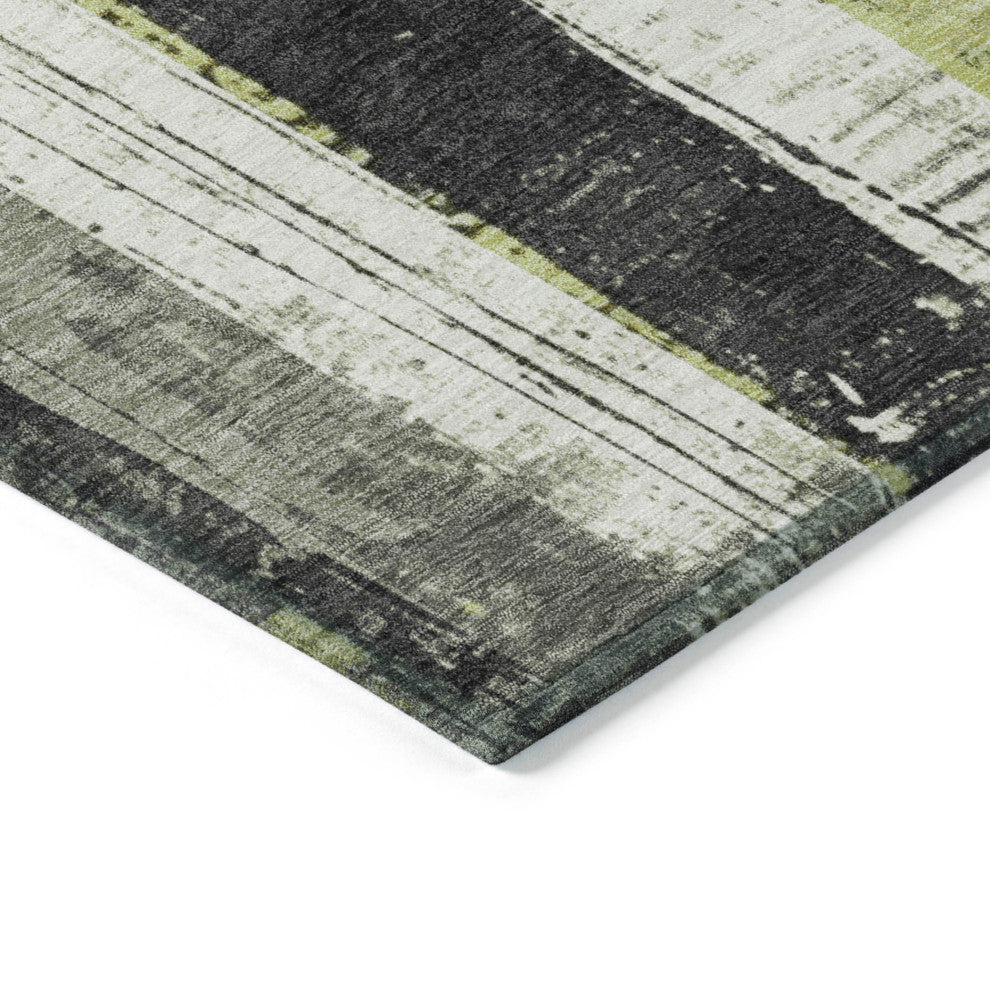 Machine Washable Indoor/Outdoor Chantille ACN1872 Aloe 2'3" x 7'6" Runner Rug