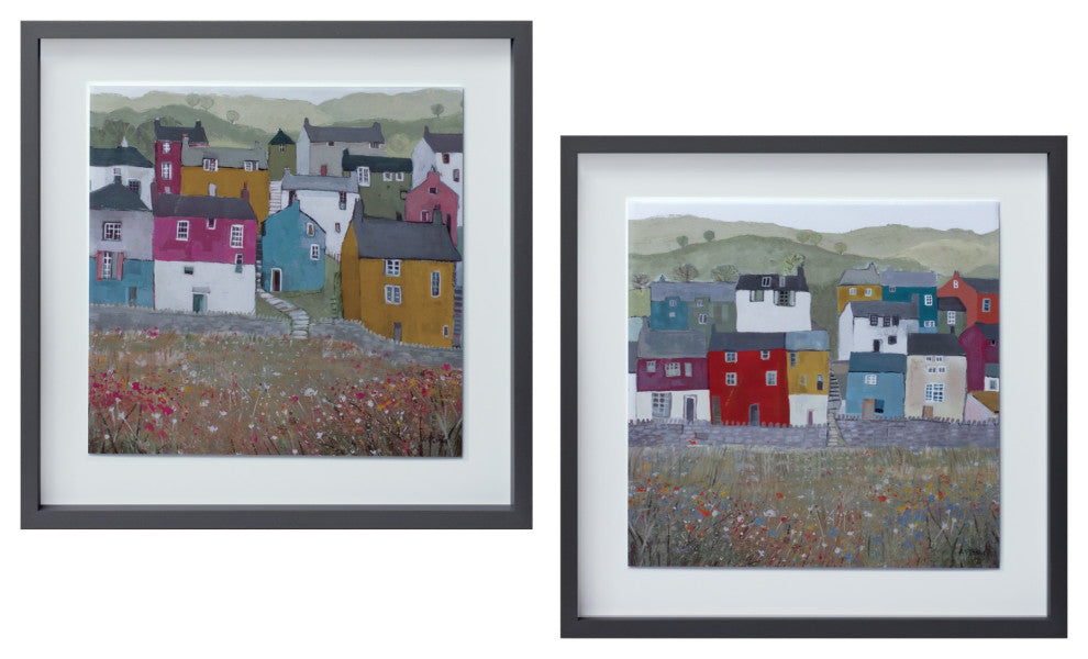 Framed House Print, 2-Piece Set