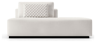 Spruce Modular Right End Unit, Chalk Fabric