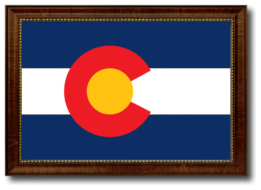 Colorado State Flag Canvas Print, 27"x39"