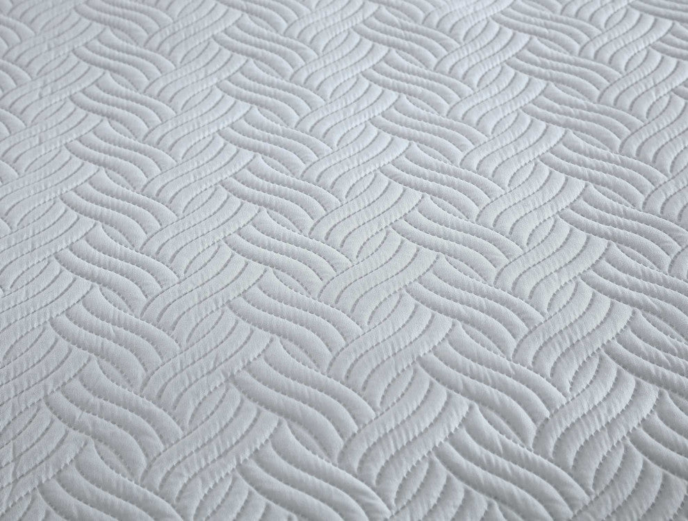 The Nesting Company Willow 3 Piece Quilt and Pillow Sham Set - Queen - Gray