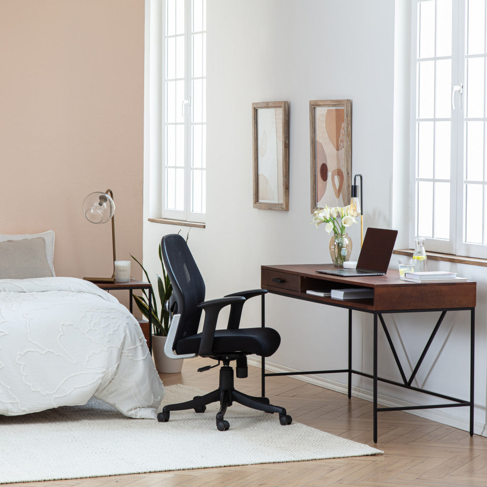 Bilbao Work Desk, Walnut
