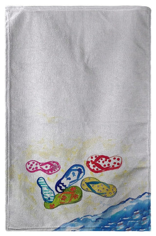 Betsy Drake Six Flip Flops Beach Towel