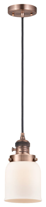 INNOVATIONS 201CSW-AC-G51 1-Light Mini Pendant Antique Copper