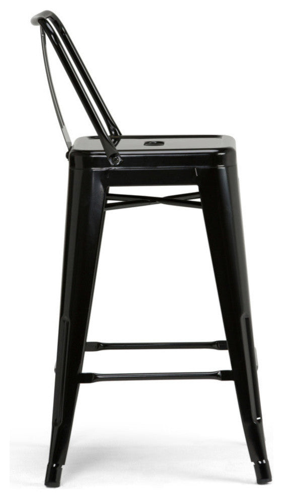 Rayne 24 inch Metal Counter Height Stool (Set of 2)
