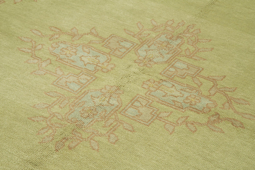 Rug N Carpet - Handmade Oriental 6' 0" x 9' 0" One-of-a-Kind Oushak Area Rug