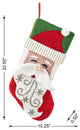 20.5"L Hooked Stocking, Santa
