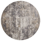 Loloi Patina Pj-02 Organic/Abstract Rug, Granite/Stone, 5'3"x5'3" Round
