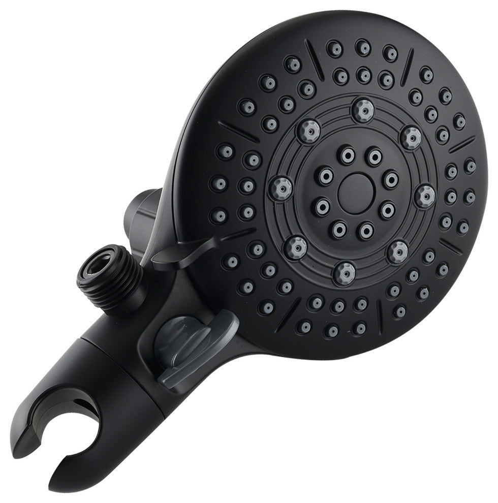 5 inch Wall-Mounted Round Shower System with Handheld Shower and head shower and