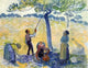 Camille Pissarro Picking Apples, 21"x28" Wall Decal Print