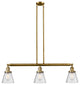 Innovations Lighting 213-Bb-S-G64 3 Light Island Light