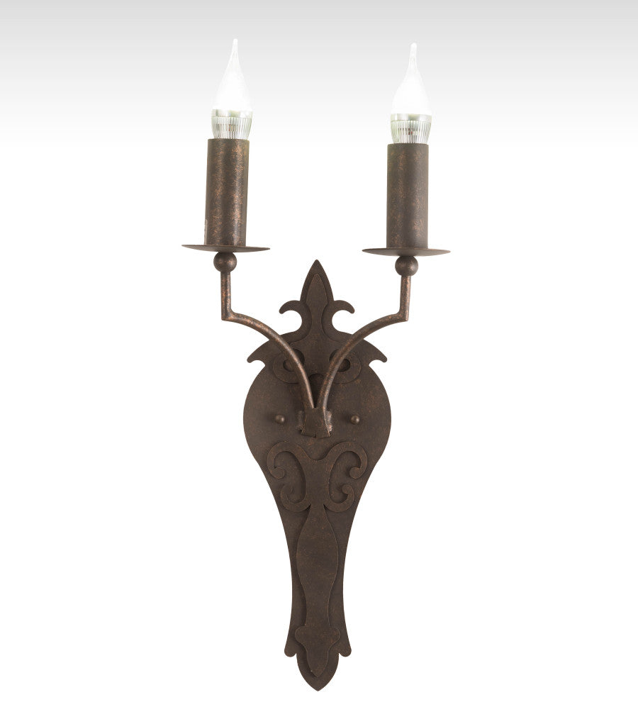 10 Wide Torsade 2 Light Wall Sconce