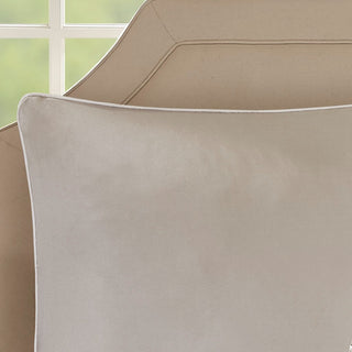 510 Design Ramsey Embroidered 8 Piece Comforter Set, Neutral, King