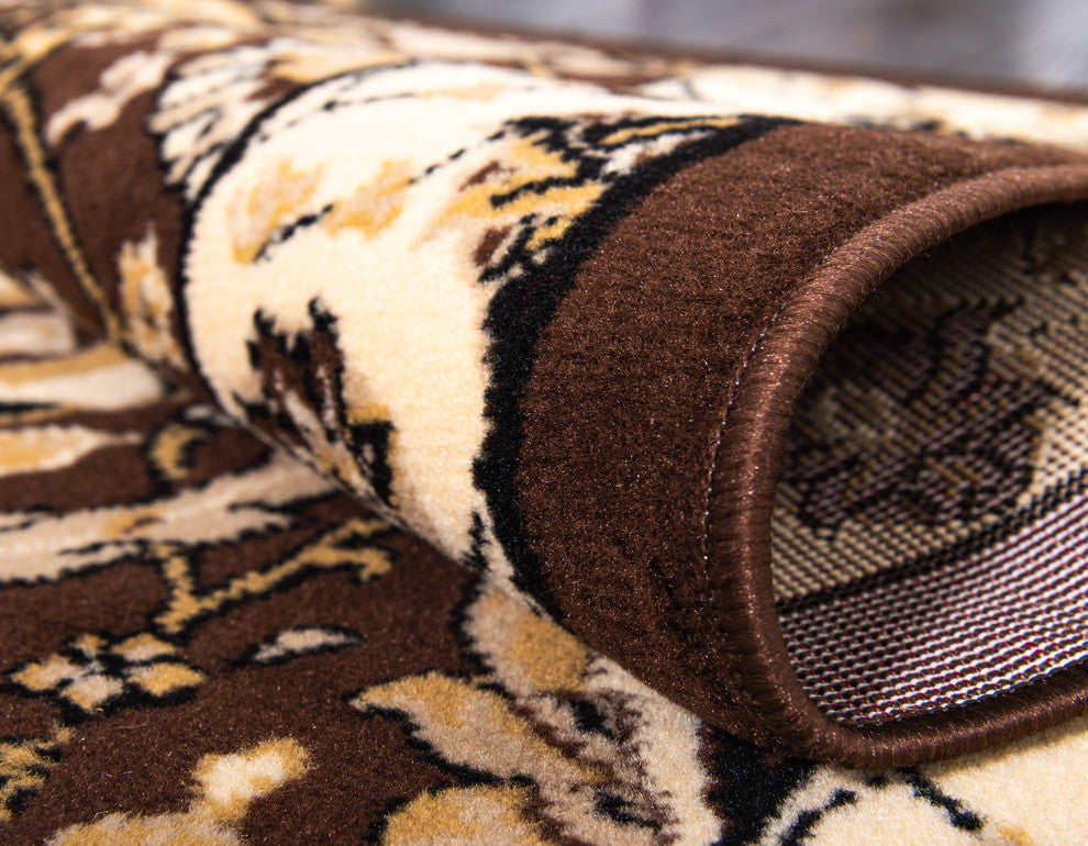 Unique Loom Brown Espahan Cape Cod 2'' 2 x 3'' 0 Area Rug