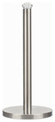 Jiallo Freestanding Paper Towel Holder with Faux Crystal Top, Satin Nickel