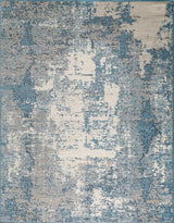 Noori Rug Lagoon Adrian Ivory/Lt. Blue Rug