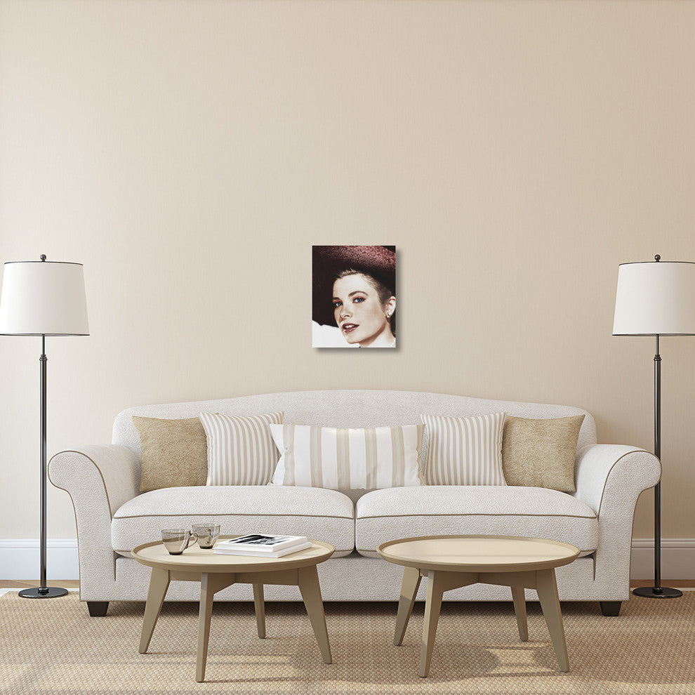 "Grace Kelly" Stretched Canvas Giclee by Hollywood Photo Archive, 18"x22"