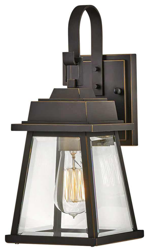 Hinkley Bainbridge Medium Wall Mount Lantern, Oil Rubbed Bronze