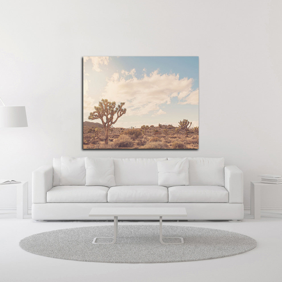Sunshine & Joshua Trees by Myan Soffia, Print on Canvas, 40" x 32"