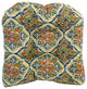 19" U-Shaped Dining Chair Cushions, Set of 4, Splendor Festive