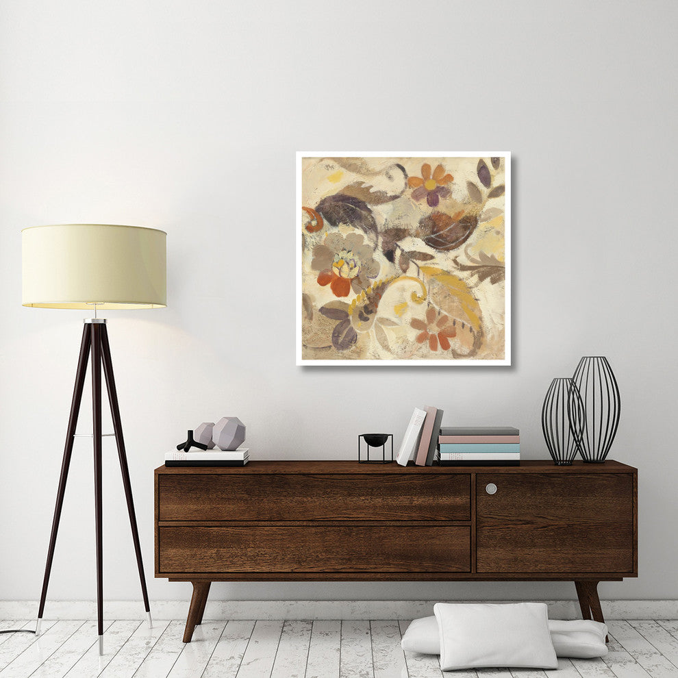 "Fall Paisley I" Digital Paper Print by Albena Hristova, 38"x38"