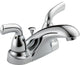Delta Foundations Two Handle Centerset Bathroom Faucet, Chrome, B2510LF