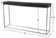 Uttermost Jase Black Concrete Console Table
