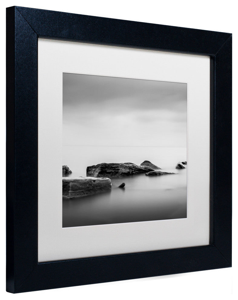 'Calm' Matted Framed Canvas Art by Dave MacVicar
