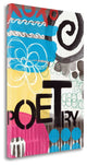 "Abstract Poetry" By Linda Woods, Giclee Print on Gallery Wrap Canvas