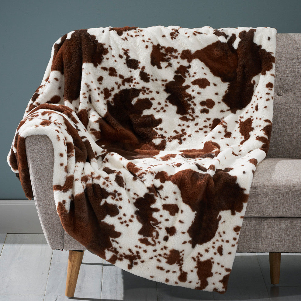 Indira Faux Fur Throw Blanket