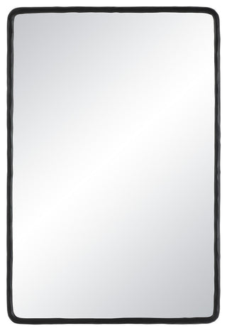 Jorah 36" Tall Rectangle Wall Mirror, Black