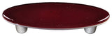 Garnet Red Pull Oval, Alum Post