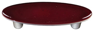 Garnet Red Pull Oval, Alum Post